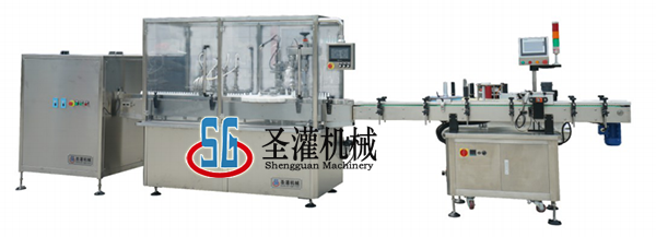 SGPW-2型 噴霧劑理瓶灌裝貼標生產聯動線